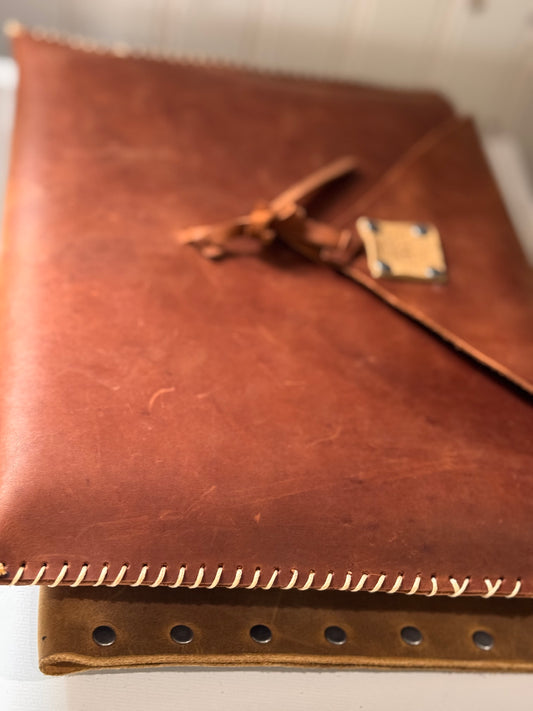 Buffalo hide IPad case